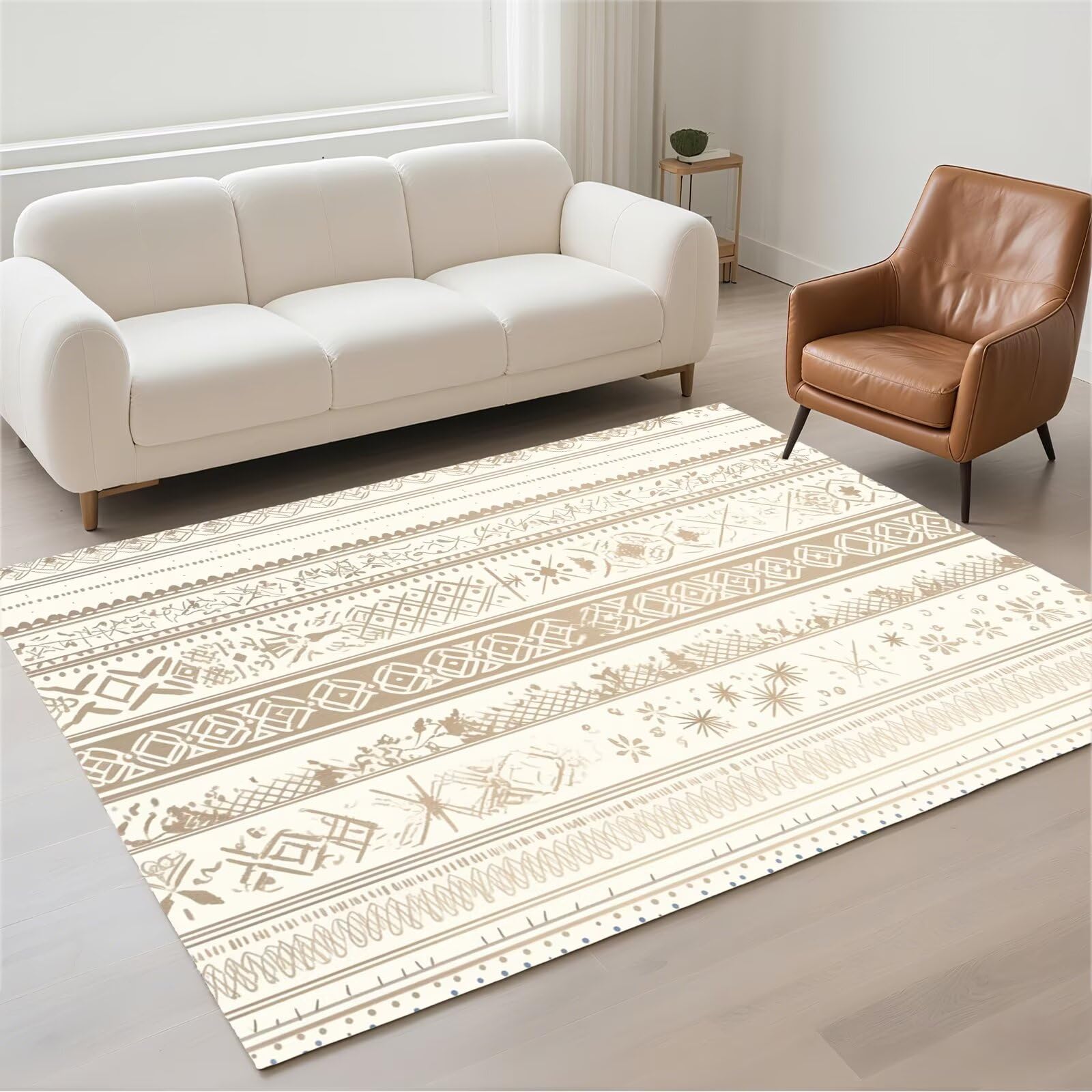 Tapis lavable 50x80cm antidérapant et doux pour chambre