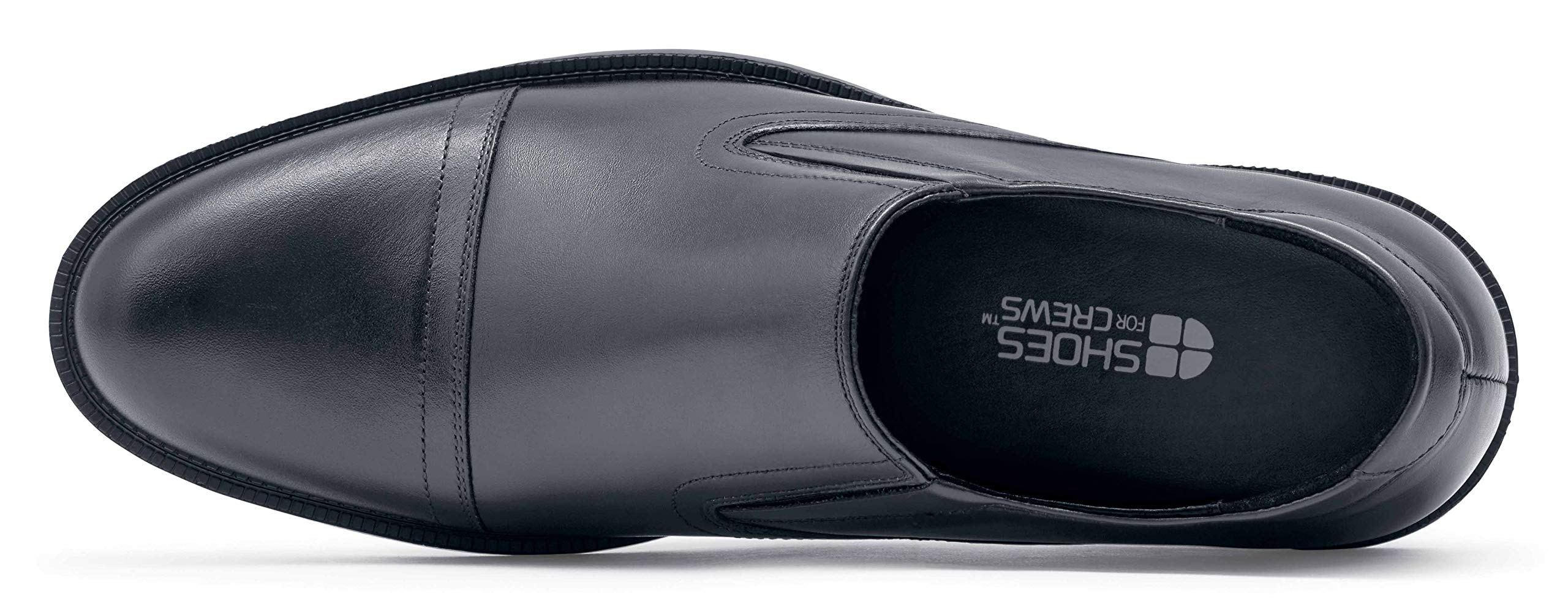 Shoes for Crews Chaussures Statesman - Chaussures en Cuir Confortables, Semelles intérieures rembourrées, Semelle antidérapante, Style Classique pour Le Bureau - pour Hommes