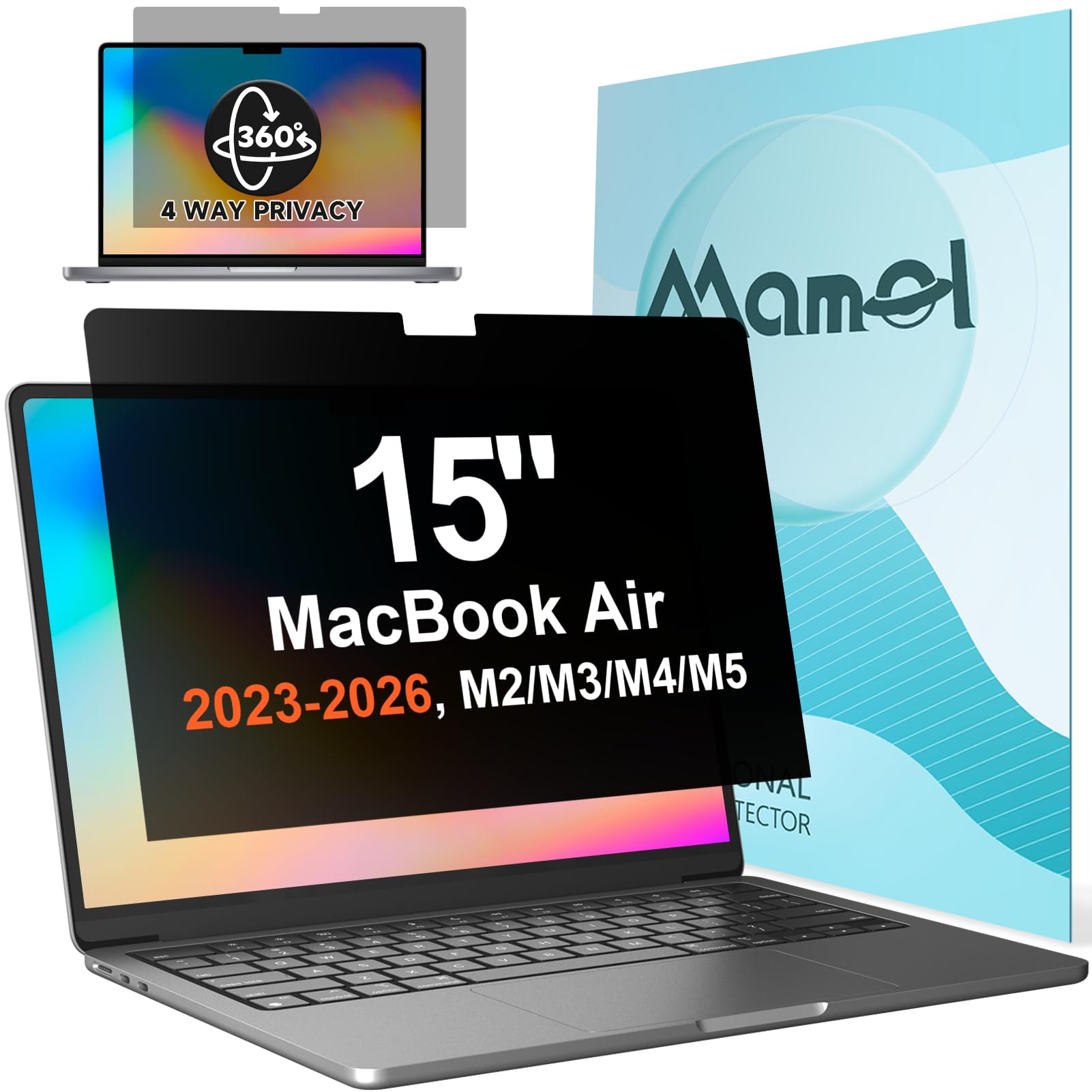 Amazon.com: Mamol 360° Privacy Screen for Macbook Air 15 Inch Amazon.com: Mamol 360° Privacy Screen for Macbook Air 15 Inch