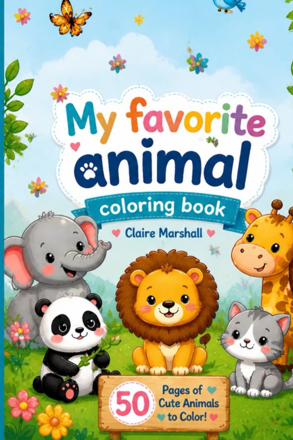 My favorite animal coloring book