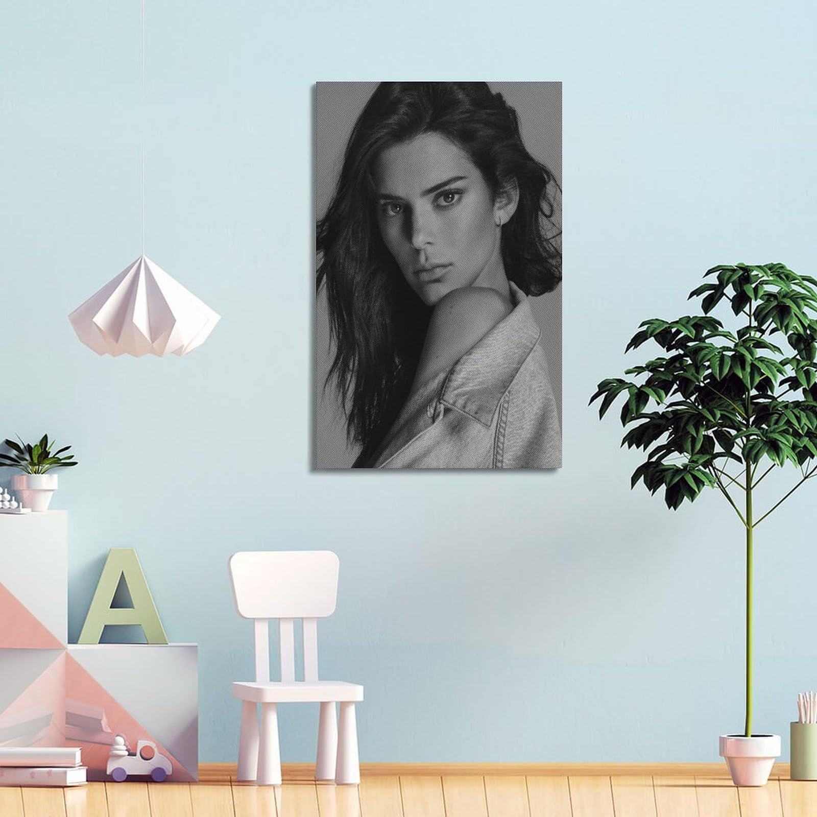 Affiche Mini Kendall Jenner – Format Environ 30x20 Cm (A4) – Grande Photo, Non Signée