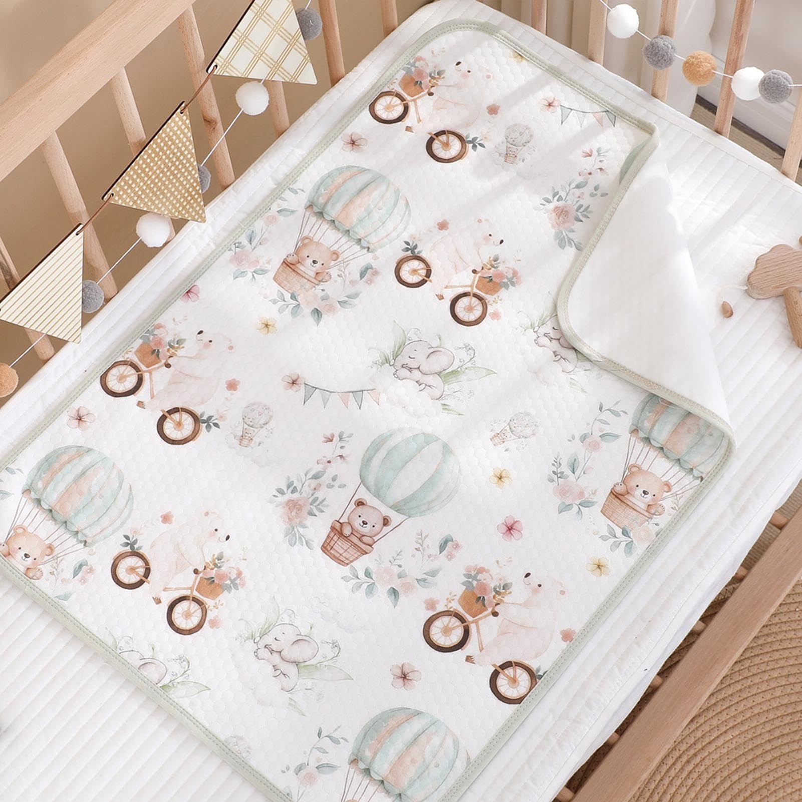 Wickelunterlage - Matratzenschoner, Weiche Atmungsaktive Bassinet Urinauflage Für Übernacht Schutz | Bettnässen Lösung Töpfchentraining Kinderzimmer Ausstattung Komfort