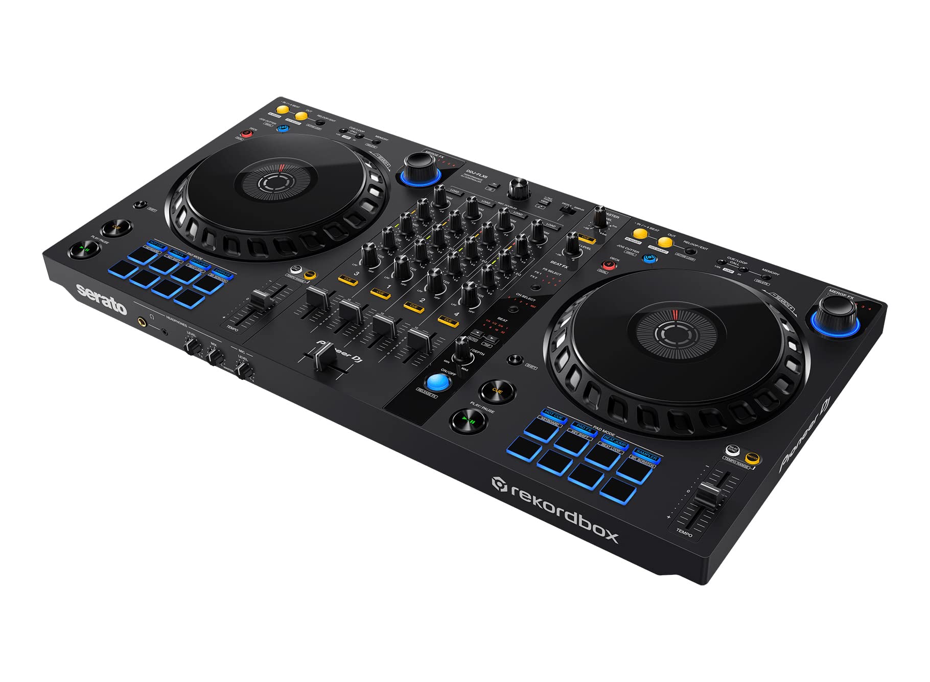 Pioneer DDJ-FLX6, Pioneer DJ DDJ-FLX6 4-deck Rekordbox and Serato