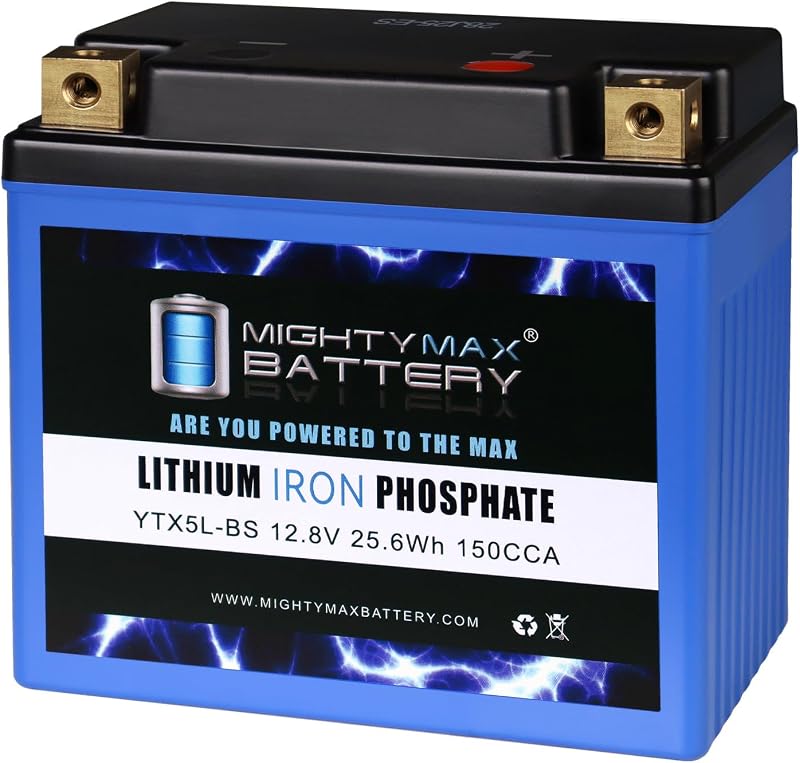 YTX5L-BS Lithium Battery Replaces Duromax 4400 XP4400E Generator