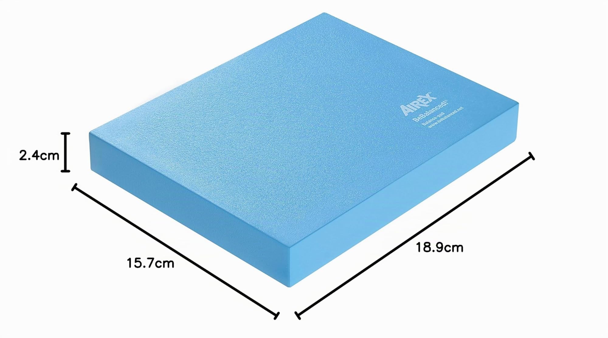 Airex Balance-Pad - Tappetino per allenamento, 48 x 40 x 6 cm, Colore: Blu