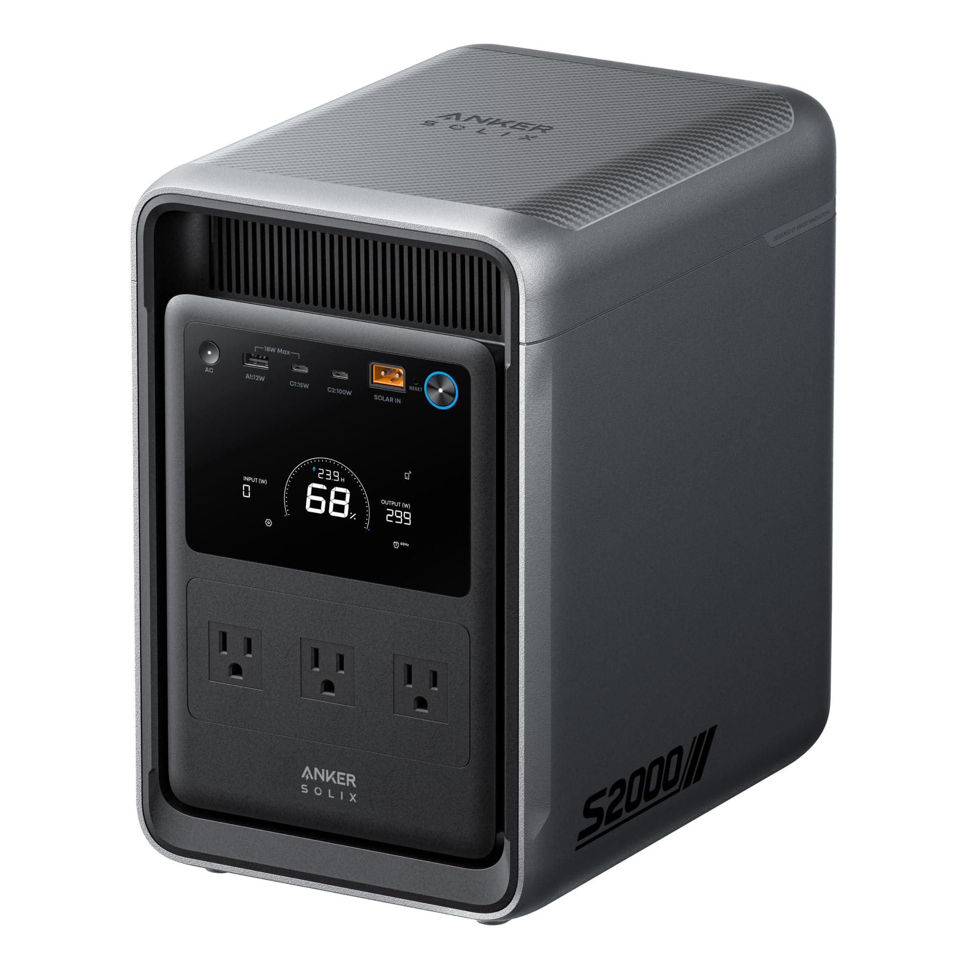 

                                                    Anker SOLIX S2000 Portable Power Station, 1500W So