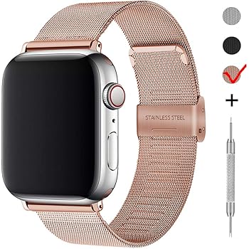 apple watch rose gold sport loop