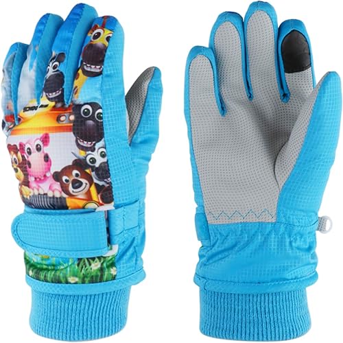 Guantes de nieve para hombre y mujer, impermeables, para invierno, cálidos, para esquí, snowboard, guantes para mujer