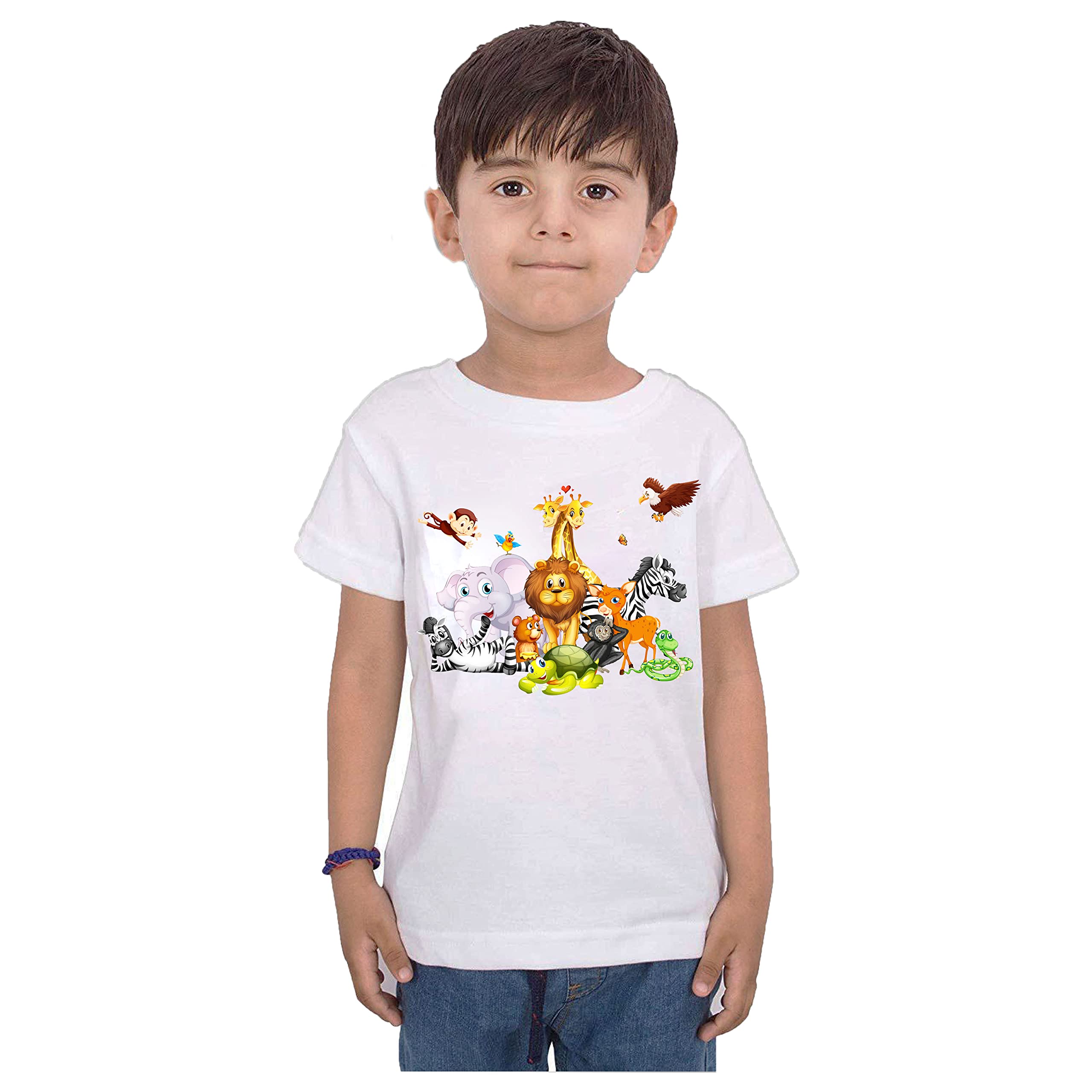 CRAZYONBoys Polyster T-Shirt Pack of (1)