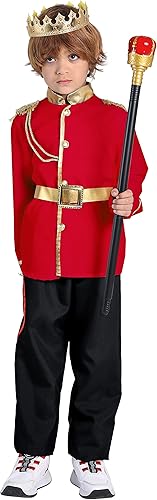 Miniatura 2 de Disfraz de Príncipe Encantador para niños, disfraz de rey real para niños, disfraz de príncipe real para fiesta de cosplay, 4-13 años