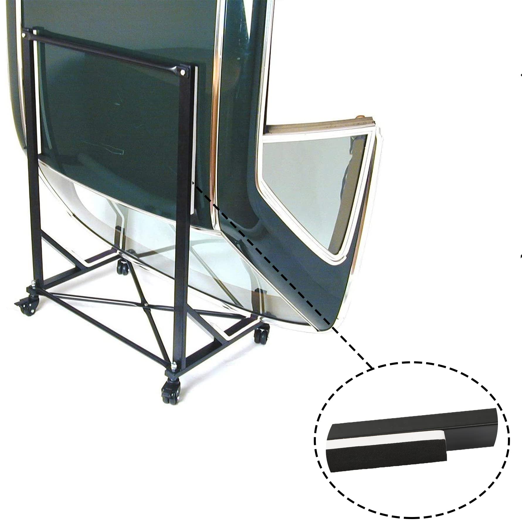 munirater Hard Top Carrello portaoggetti di ricambio per 63-20 R129 W113 SL600 SL320 500SL 450SL TC107 9007900200 con ruote e copertura