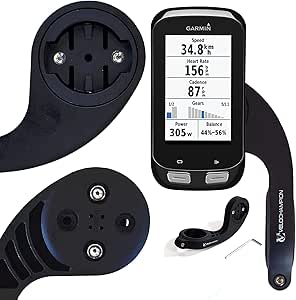 VeloChampion Utvändigt GPS-styre, datorfäste kompatibelt med Garmin Edge-datorer. För 520, 530, 820, 830, 1000 och Edge Explore. Lämplig för styre upp till 36 mm.