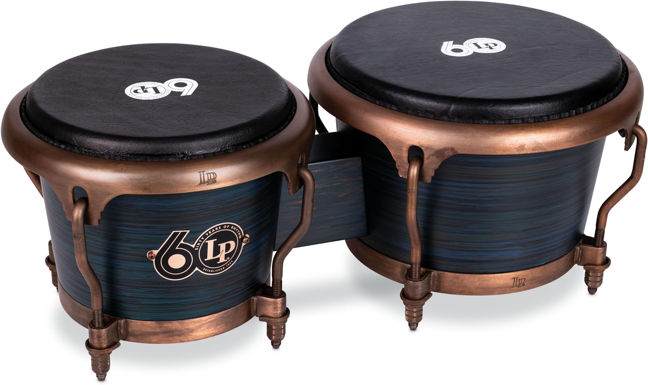 LP60 60th Anniversary Bongos Set Roasted Hazel