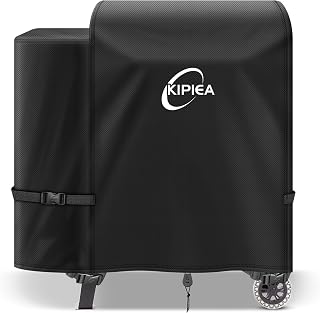 Kipiea 600D Pellet Grill Cover for Pit Boss 700FB, Classic 700, and Pro 600 Series, Waterproof BBQ Smoker Cover, UV Resistant
