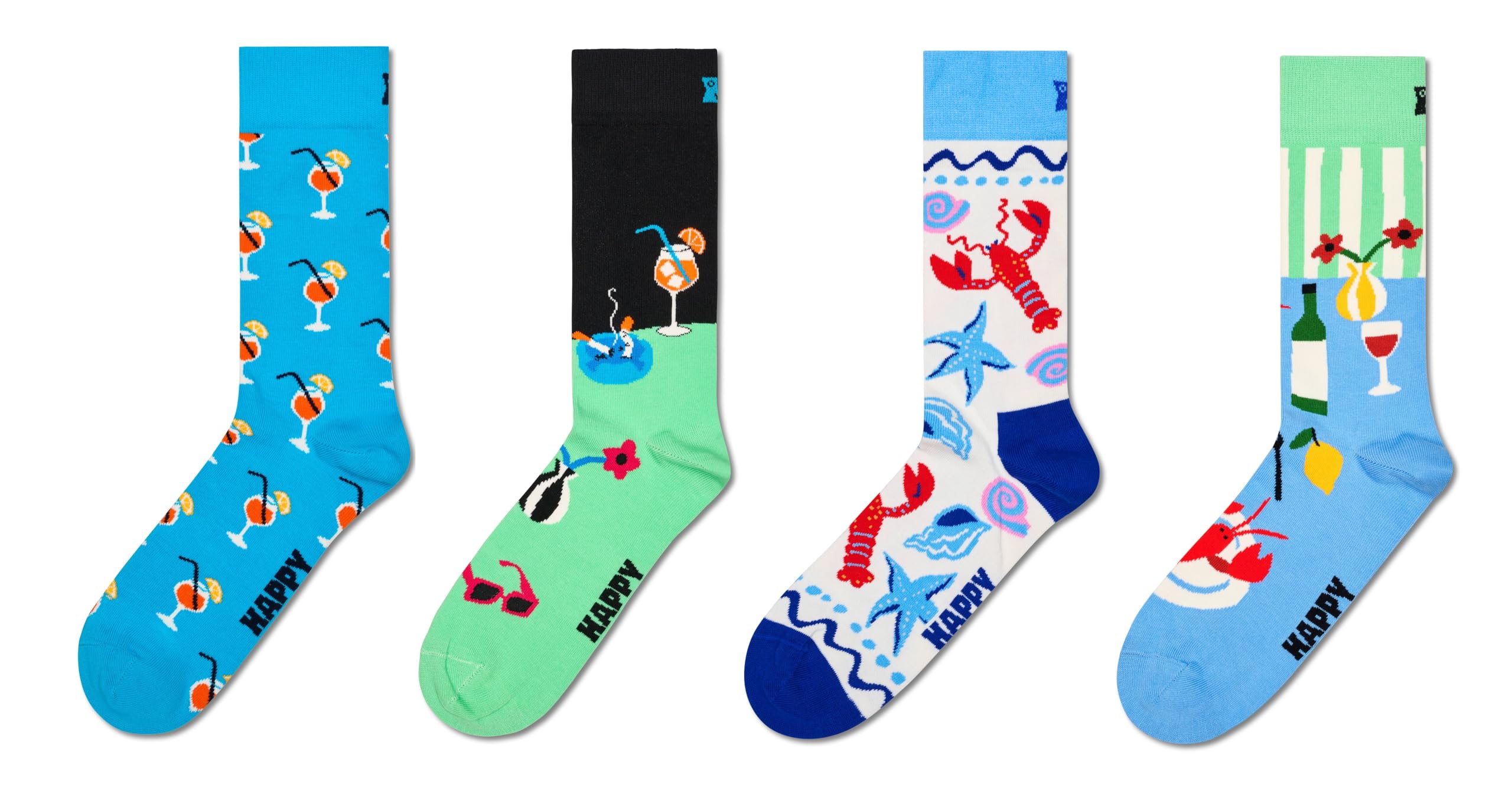 Happy Socks 5-Pack Pattern Socks