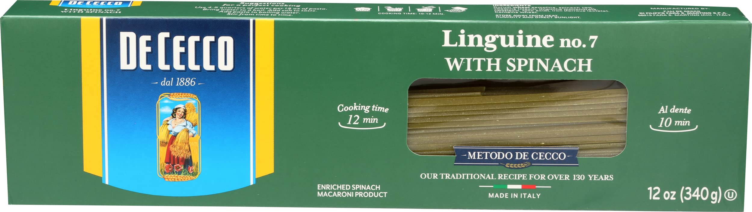 De Cecco Pasta Organic Penne Regate
