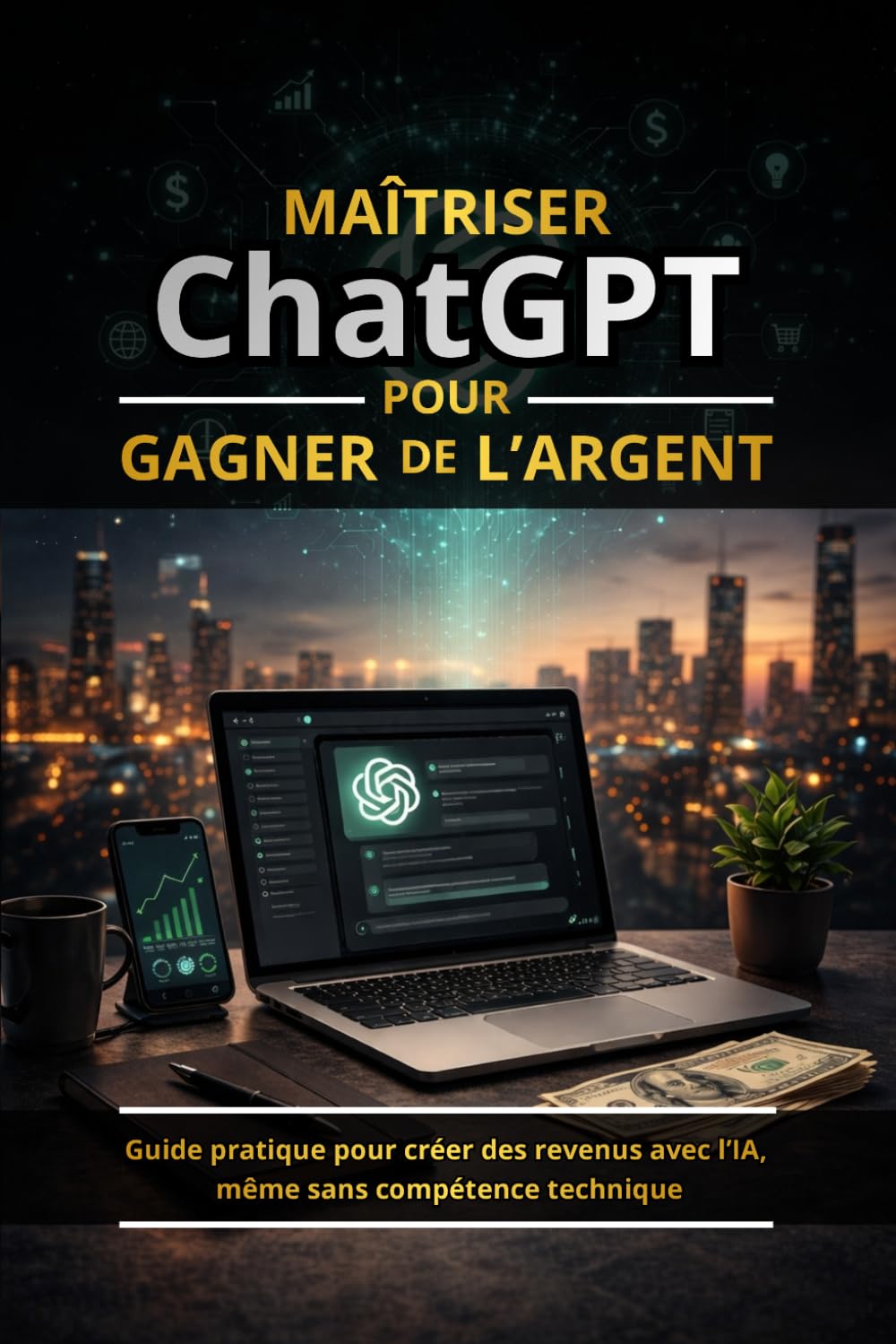 Maitriser ChatGPT pour Gagner de l'Argent: Guide pratique pour créer des revenus avec l’IA, même sans compétence technique