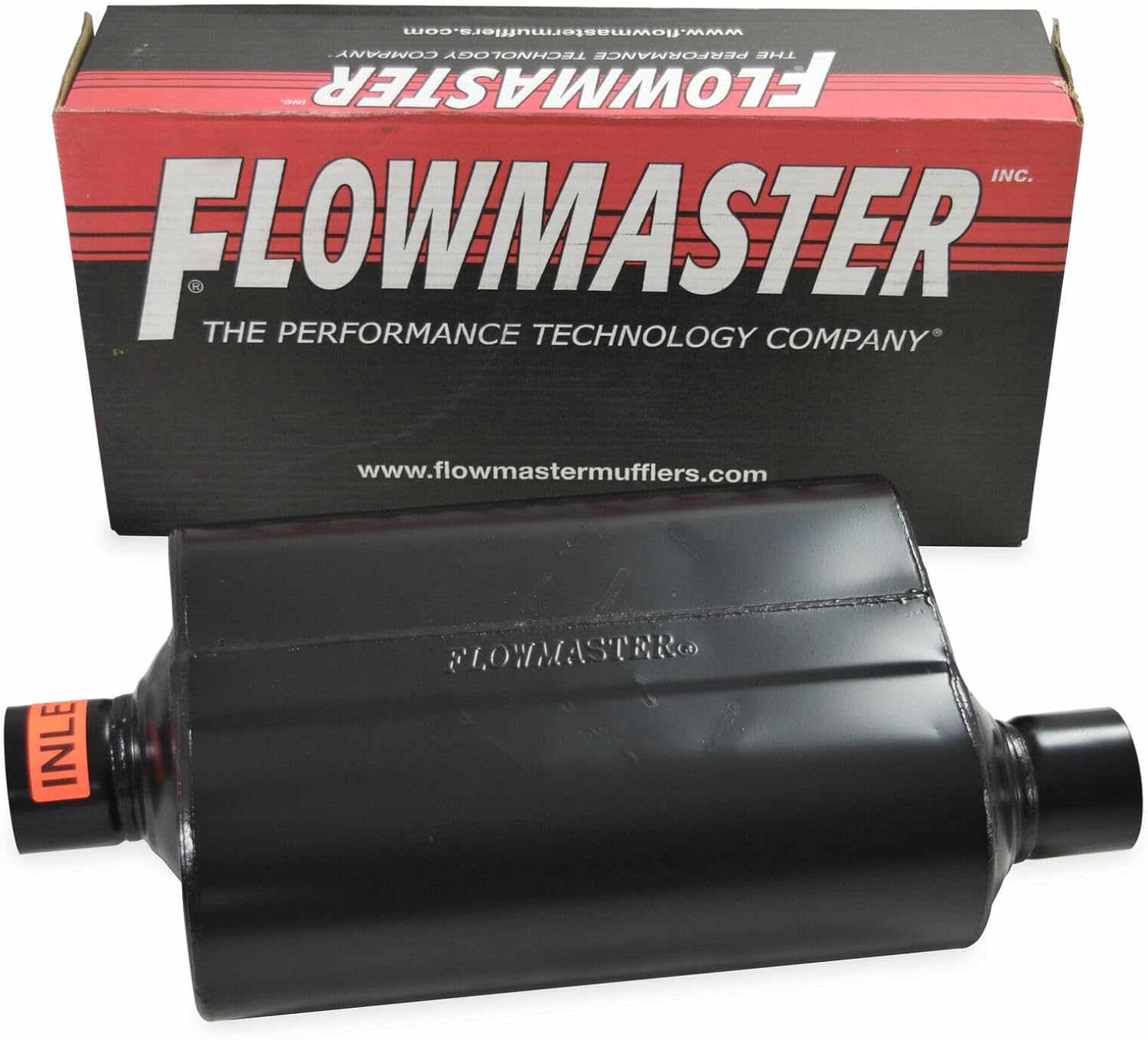 Truck Exhaust Kits - Shop Line Dual Exhaust System 2.5 inch Aluminized Flowmaster Super 40 Mufflers Corner Exit Polished Rolled Edge Clamp On Tips Fits C/K 10 Half Ton 81 to 87