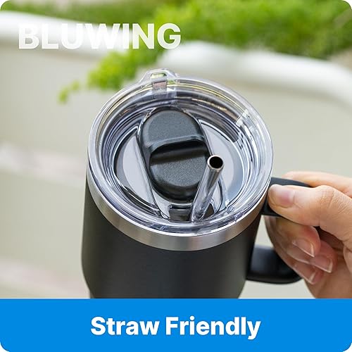 Miniatura 2 de Tapa superior de rosca de repuesto de 30 onzas para taza YETI TraveI con hilos solamente, tapa resistente a derrames para taza de viaje con rosca