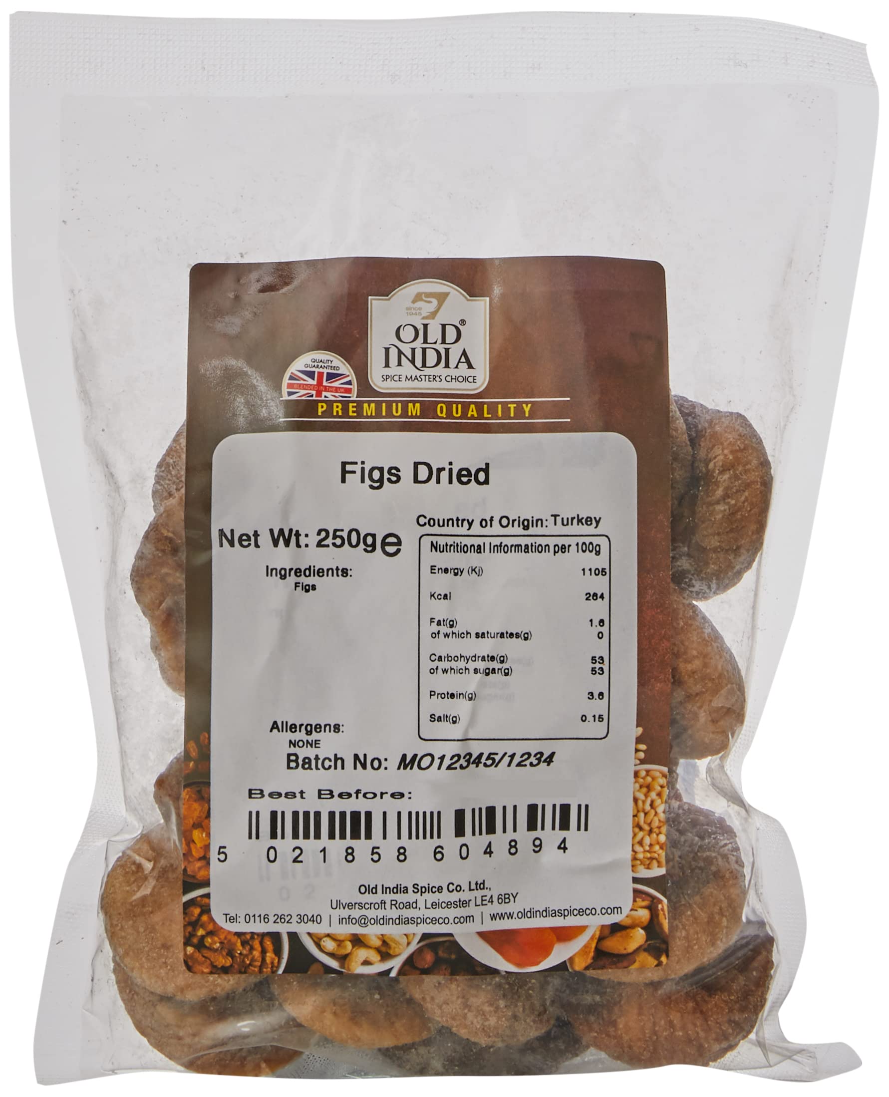 Organic Purify Dry Figs Anjeer Medium 2KG