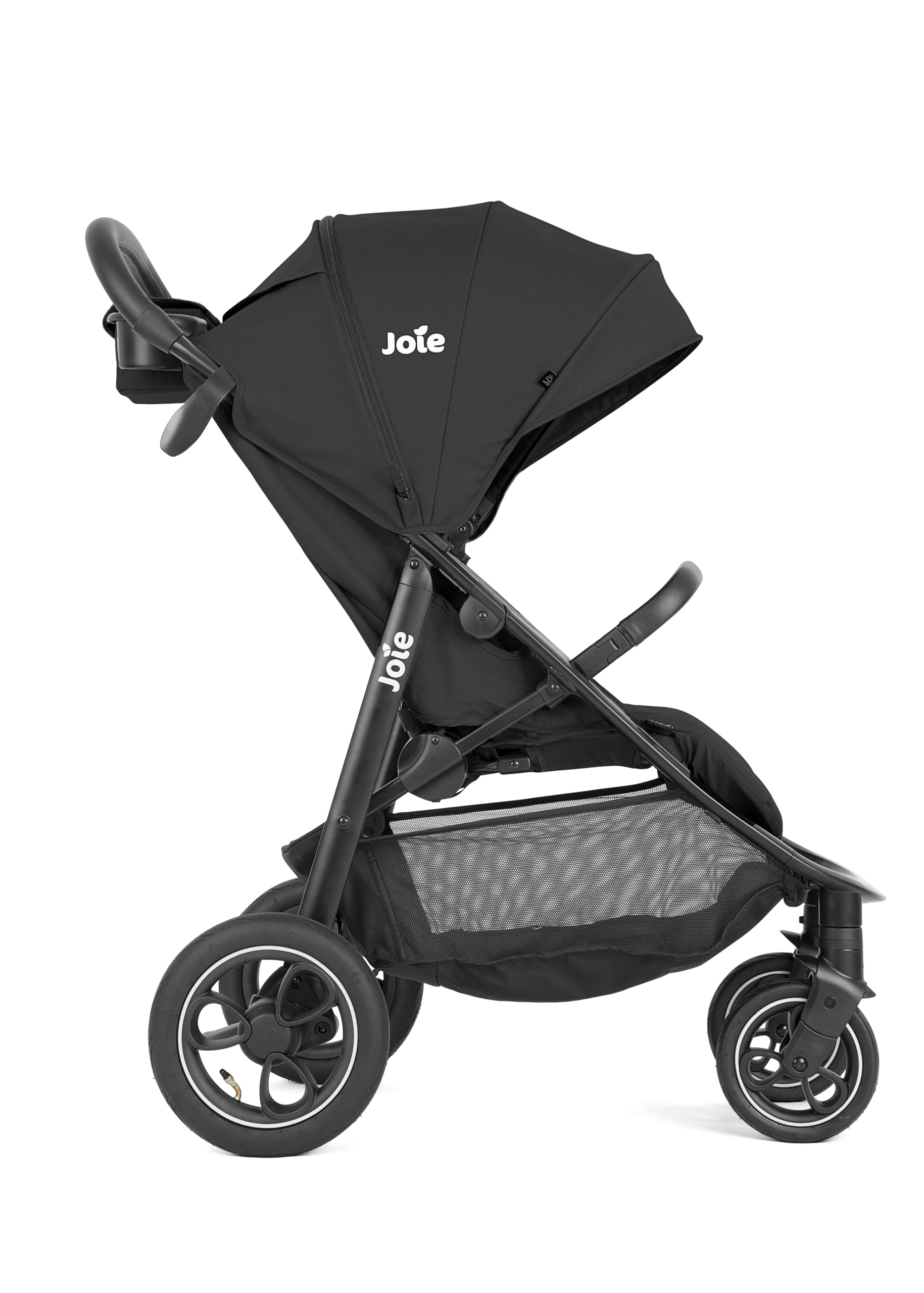 Joie litetrax™ pro passeggino, chiusura compatta, reclinazione completamente orizzontale, compatibile con sistema da viaggio, parapioggia incluso – dalla nascita ai 4 anni (0–22 kg), shale