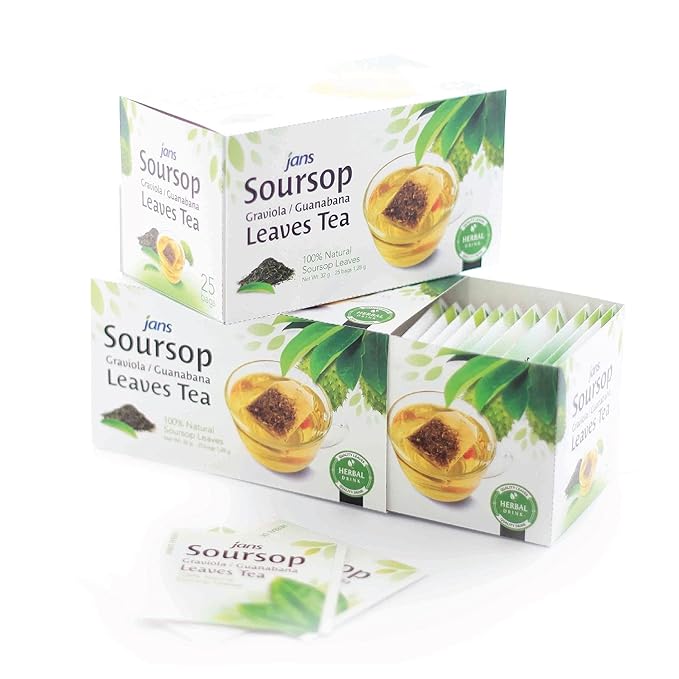 Té de Guanábana en Saquitos (25 Unidades) - 100% Natural miniatura 7