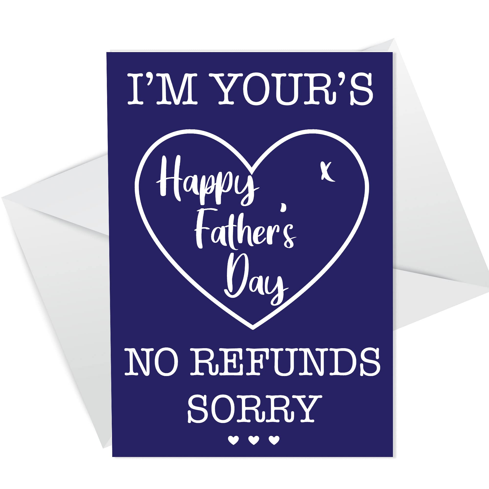 Funny CHEEKY Fathers Day Card For Dad Daddy From Daughter Son A6 Card