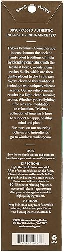 Miniatura 10 de Triloka Incienso premium, loto azul, 10 varillas