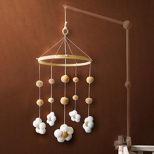 Baby Crib Mobile for Boys Girls, Boho Nursery Decor Mobile