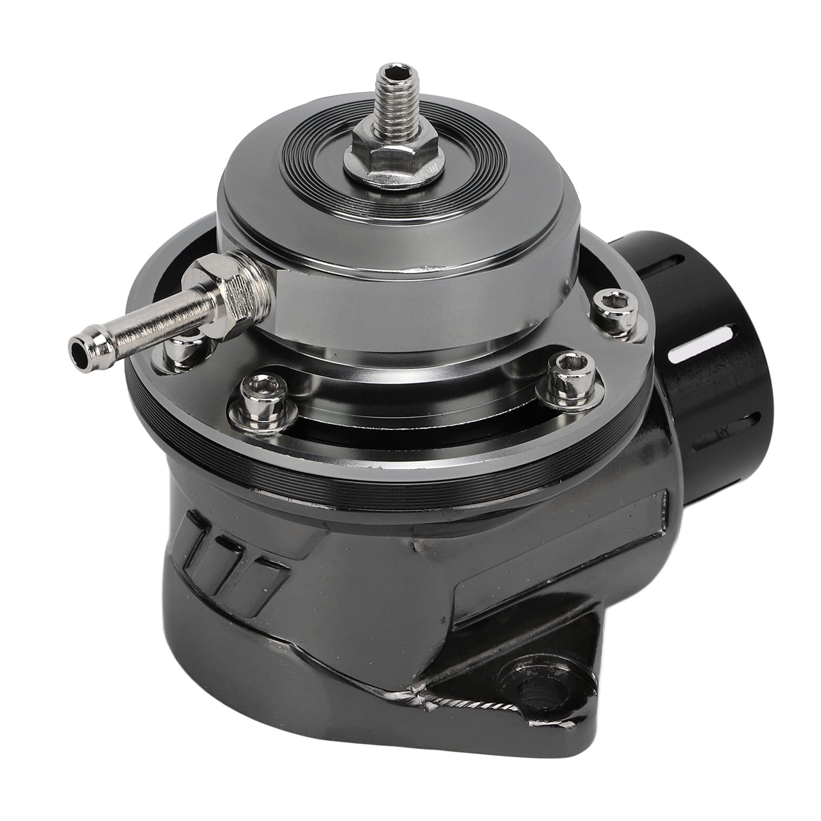 Kit De Válvula De Descarga,Kit De Válvula De Descarga De Recirculación,Válvula De Alivio De Presión Turbo Blow Off BOV ID 40 Mm Longitud 65 Mm Modificación Universal(negro)