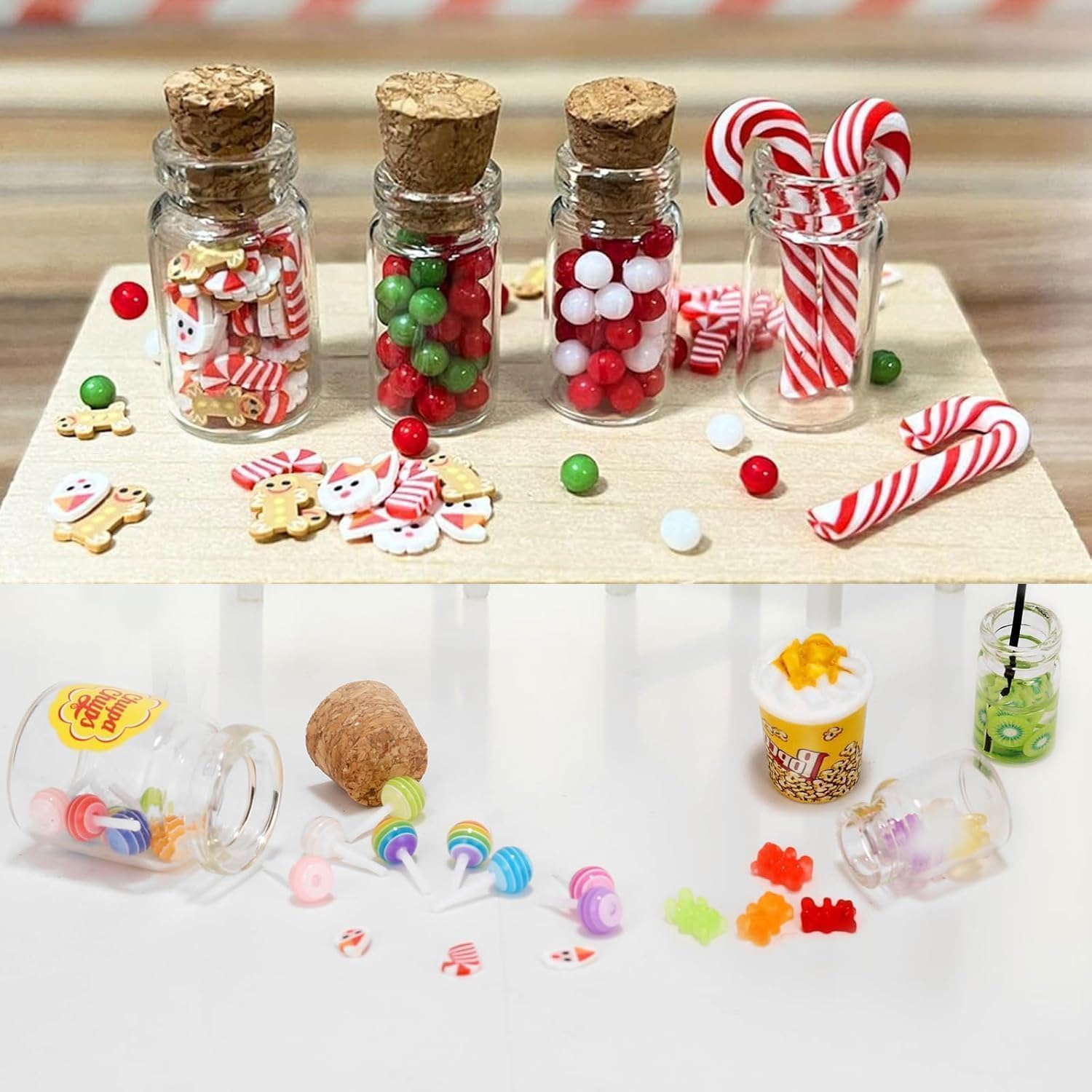 Lot de 24 cercueils miniatures pour maison de poupée, accessoires de