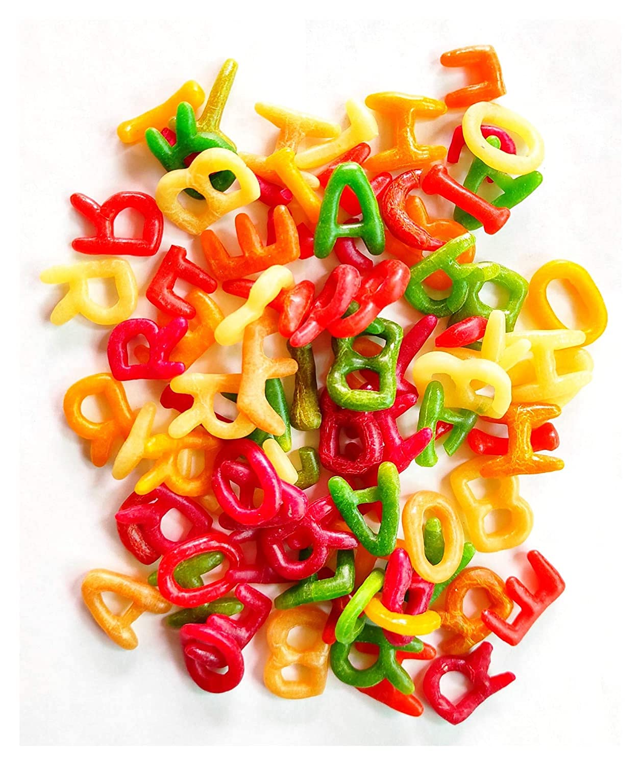 advancedestore - Grade A Quality - Multi Coloured Alphabet Snacks - Multi Coloured Fryums - Raw - Vadiyalu-250g-image-31