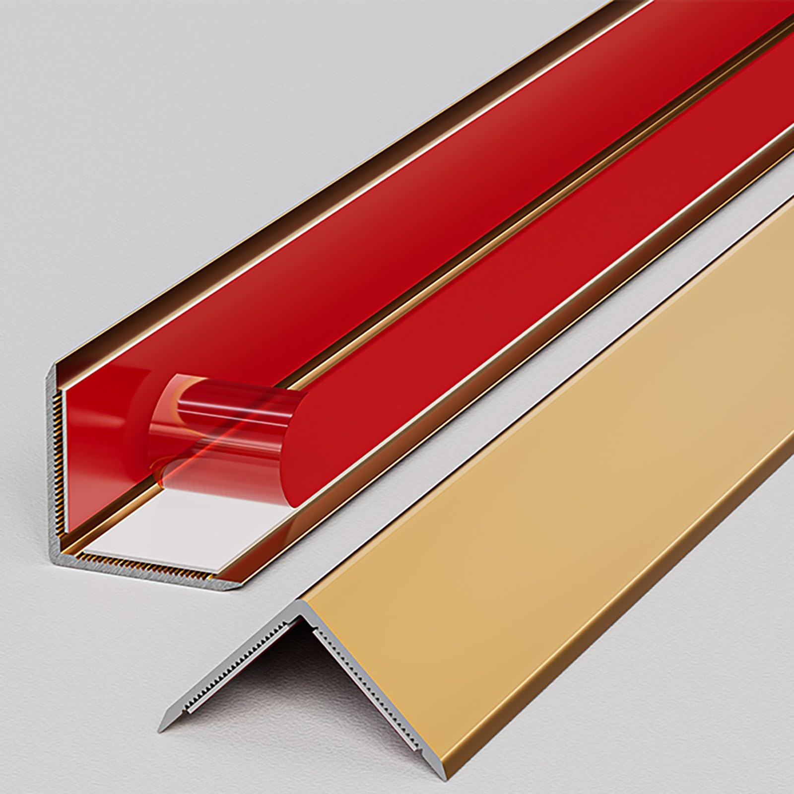 Door Floor Threshold Transition Strip, Multicolor Edging Transition Corner Threshold Strips for Tile Wood Laminate