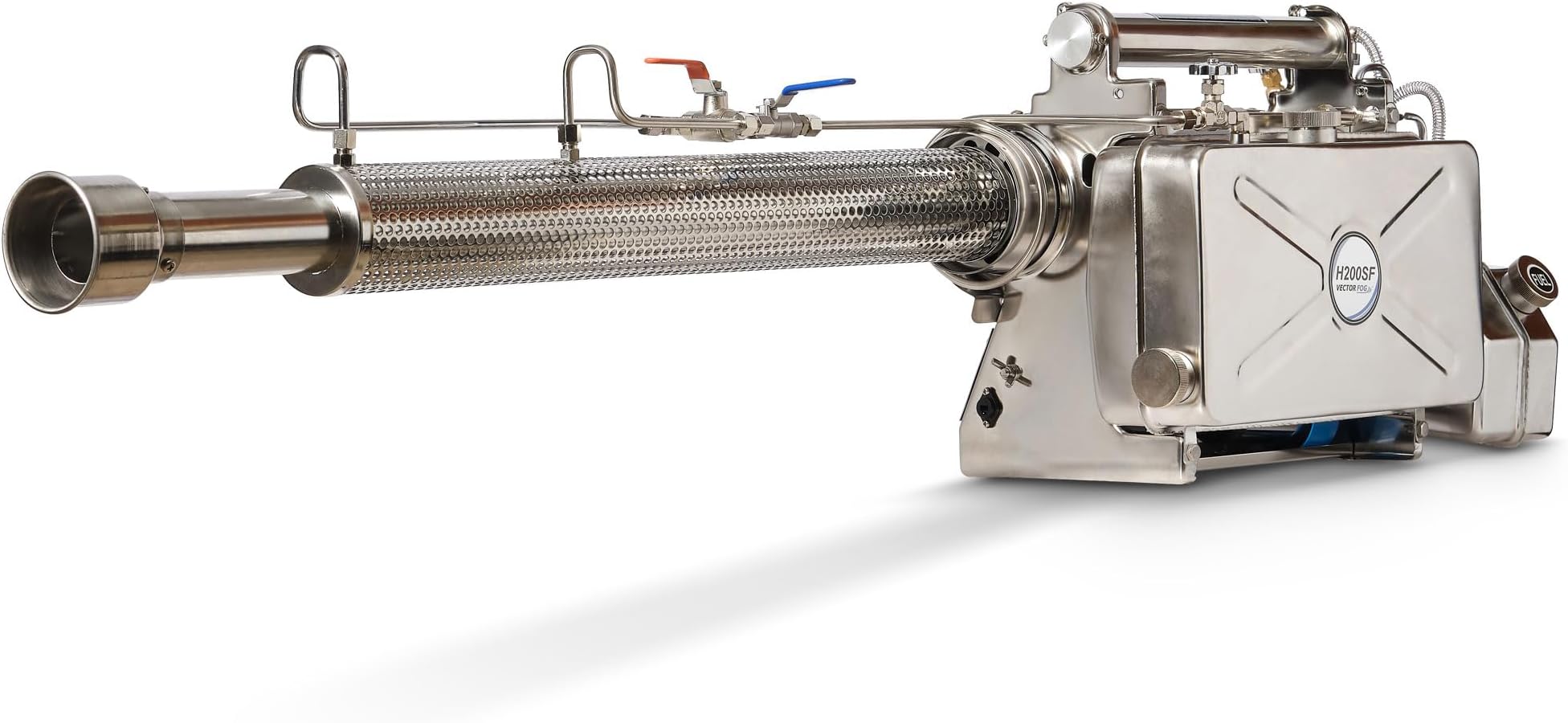 H200SF-SS Thermal Fogger Machine - 110V Electric Chemical Fogger for Outdoor Pest Control - Durable Stainless Steel 6.5L Tank, High Output Nozzle, Portable Dual Inlet Technology Fog Machine