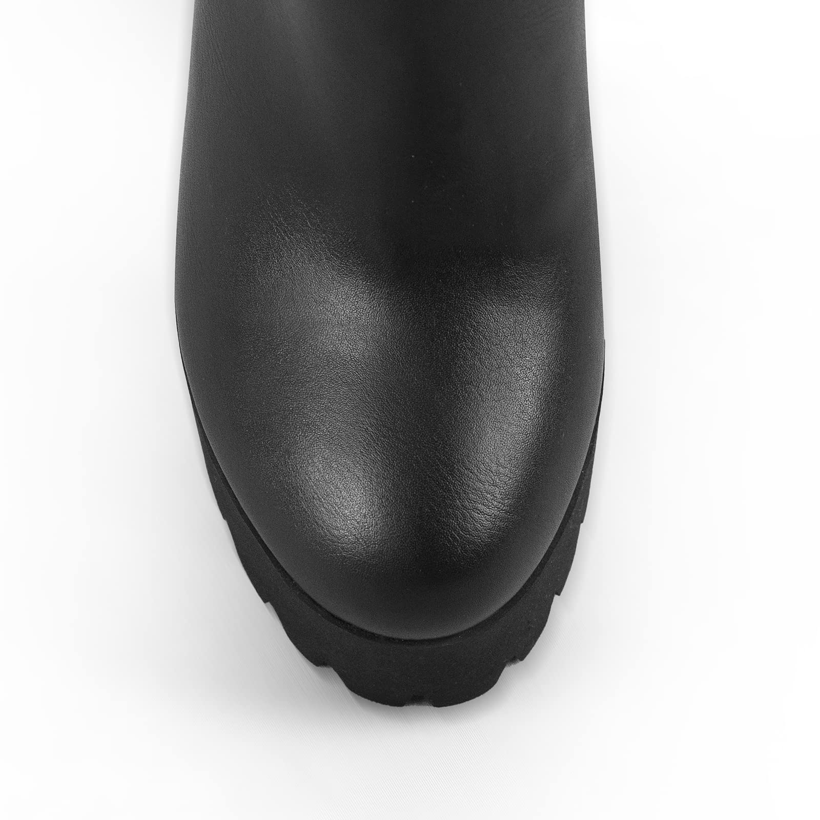 Only maker Damen Overknee Stiefel Schnürstiefel Plateau Blockabsatz High Heels Boots