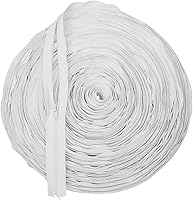Vista 4 de Juvale Kit de costura con cremallera, 5 bobinas de nailon blanco, 50 yardas y 50 deslizadores de metal, cremalleras a granel para suministros