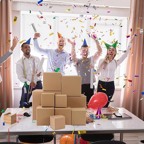 Miniatura 6 de XiyaxiVici 10 cajas de regalo cuadradas para bromas, cajas sorpresa en una caja, cartón anidable, divertido regalo para bodas, cumpleaños,