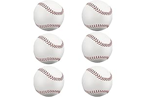 Tballs Training Baseballs Sponge Rubber Core, Reduced Impact Tee Balls