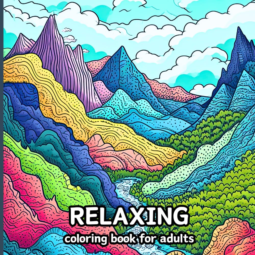 Relaxing Coloring Book for Adults: Beautiful coloring pictures for stress relief, and calming
