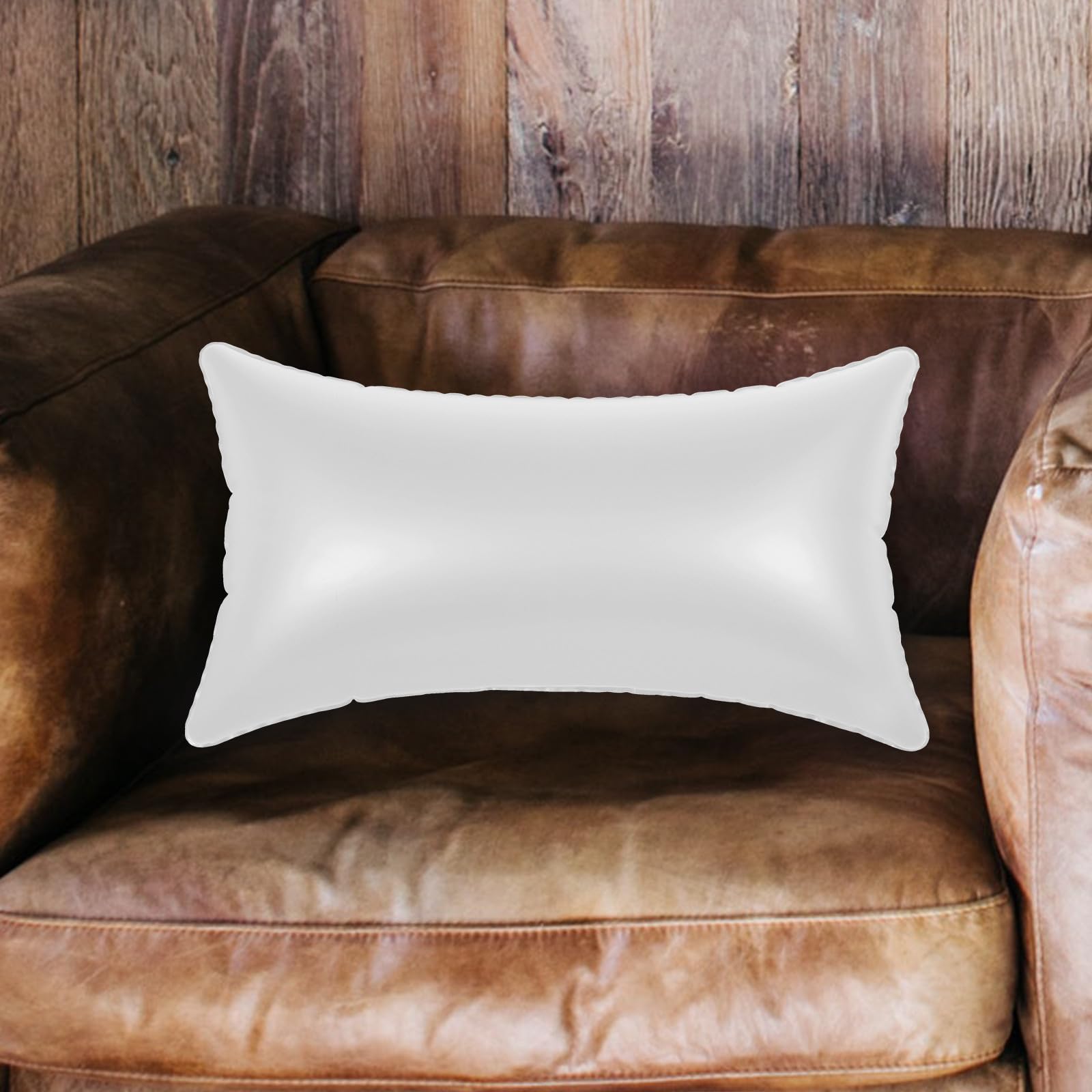 Toddmomy Cuscino Gonfiabile Trasparente in Pvc 40x70 Cm per Campeggio e Viaggi, Inserto Portatile Ergonomico per Cuscino da Esterno e Divano, Supporto per Testa e Collo