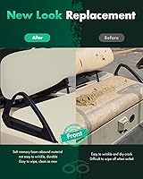 Vista 4 de SCITOO Conjunto de respaldo de asiento delantero para Club Car DS 2000.5-up carrito de golf, cojines de reemplazo de estilo de fábrica