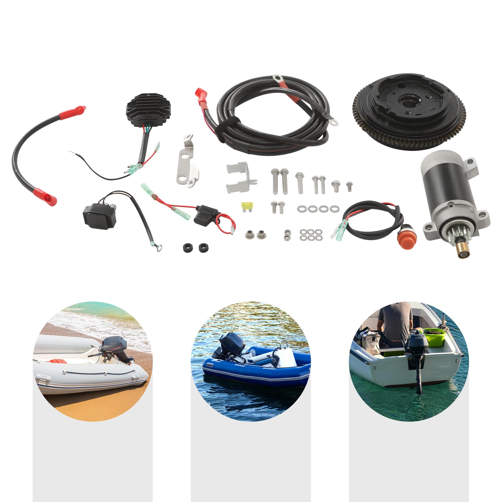 Switch per volano motore, kit di avviamento elettrico, per GX340 11PS GX390 13PS