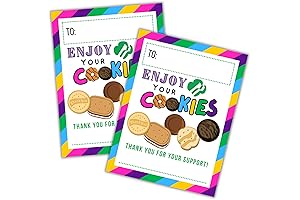 Girl Scout Cookie Booth Signs: Thank You Reorder Scout Cards | Striped...