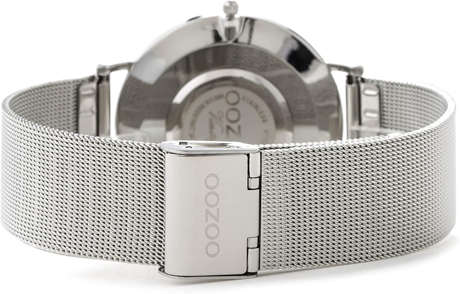 Oozoo Orologio da polso vintage con cinturino in metallo milanese piatto con solo unaltezza di 7 mm e diametro di 40 mm in diverse varianti