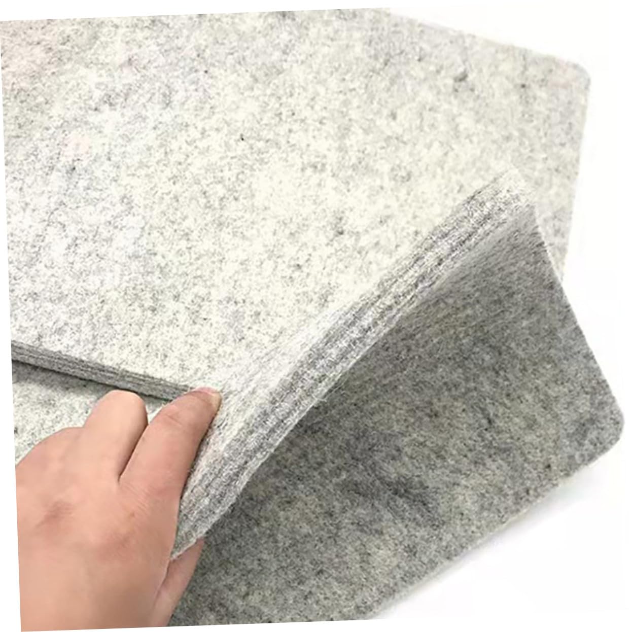 IMIKEYA Tappetino da stiro in feltro di lana, resistente al calore, per trapuntatura e cucitura, lavabile e portatile, protezione efficace per indumenti