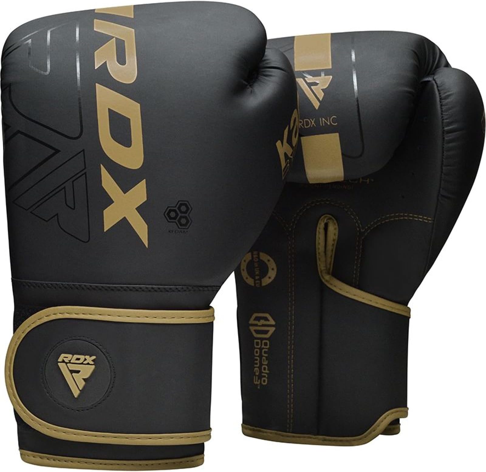 RDX Boxing Gloves, Pro Training Sparring, Maya Hide Leather, Muay Thai MMA Kickboxing, Men, Women, Adult, Heavy Punching Bag Focus Mitt Pad Workout Palm, Multi-Layer, 8 10 12 14 16 oz