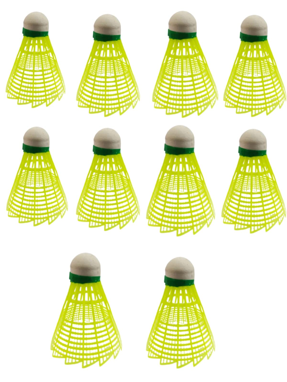 Beauty Tool Shuttlecock Plastic White Color (Pack of 10) Badminton Plastic Shuttlecock (B09K5QR412) Amazon Price History, Amazon Price Tracker