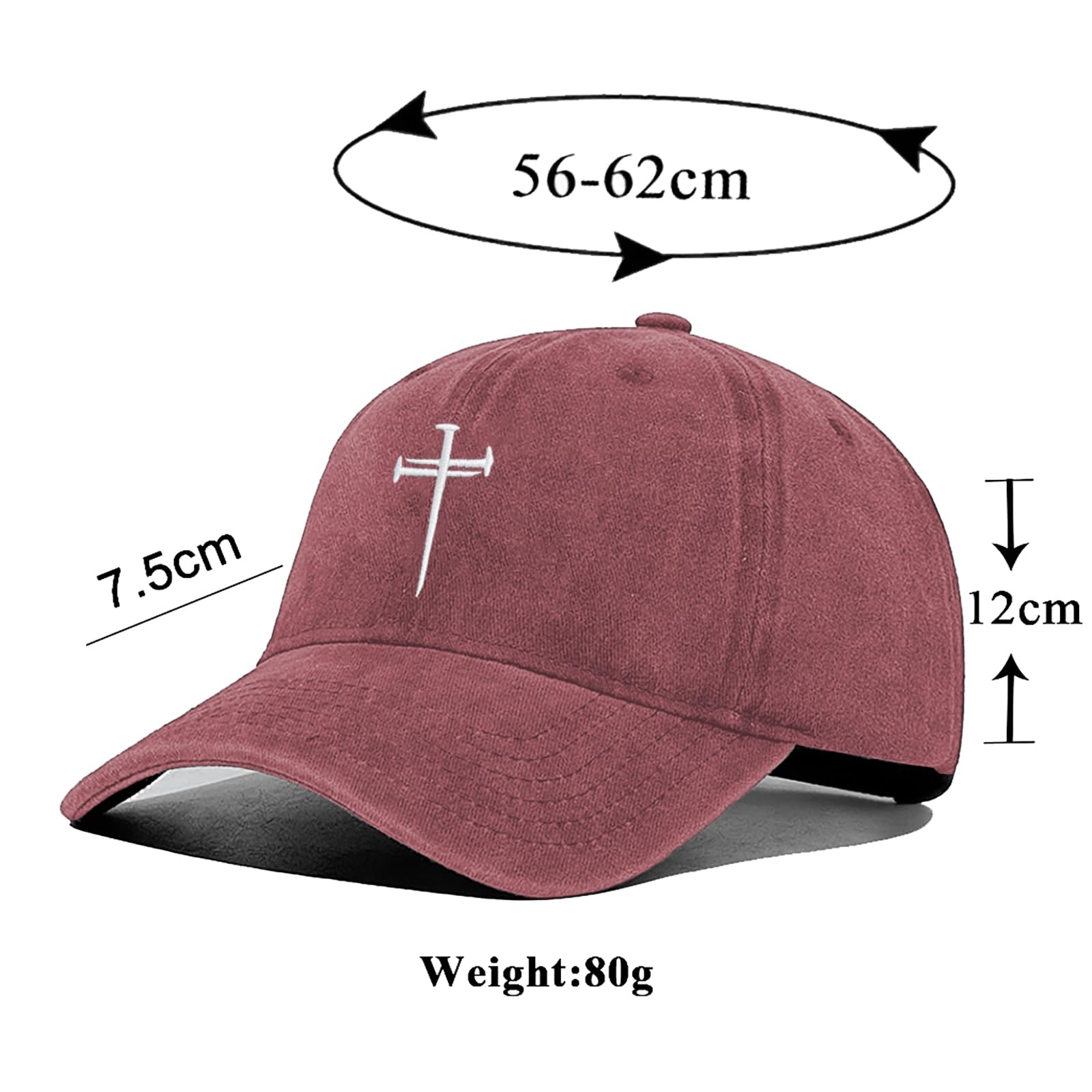 Christan Jesus Cross - Gorra de béisbol bordada para papá