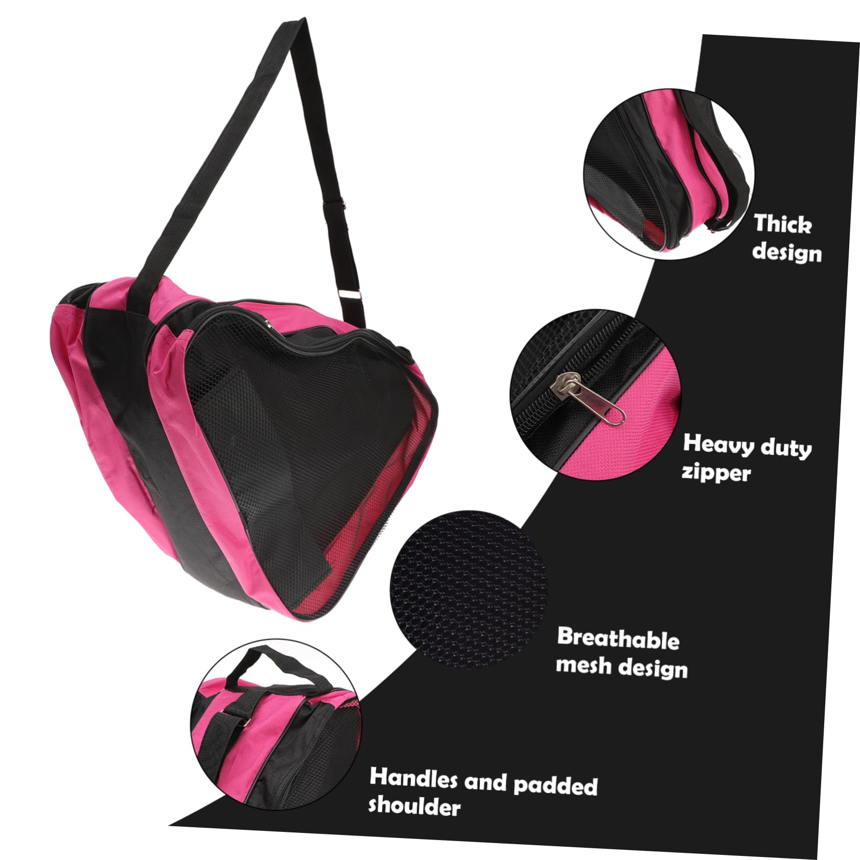 GOOHOCHY Skates Bag Helmet Storage Protective Pouch Storage Pouch Made for Roller Skating