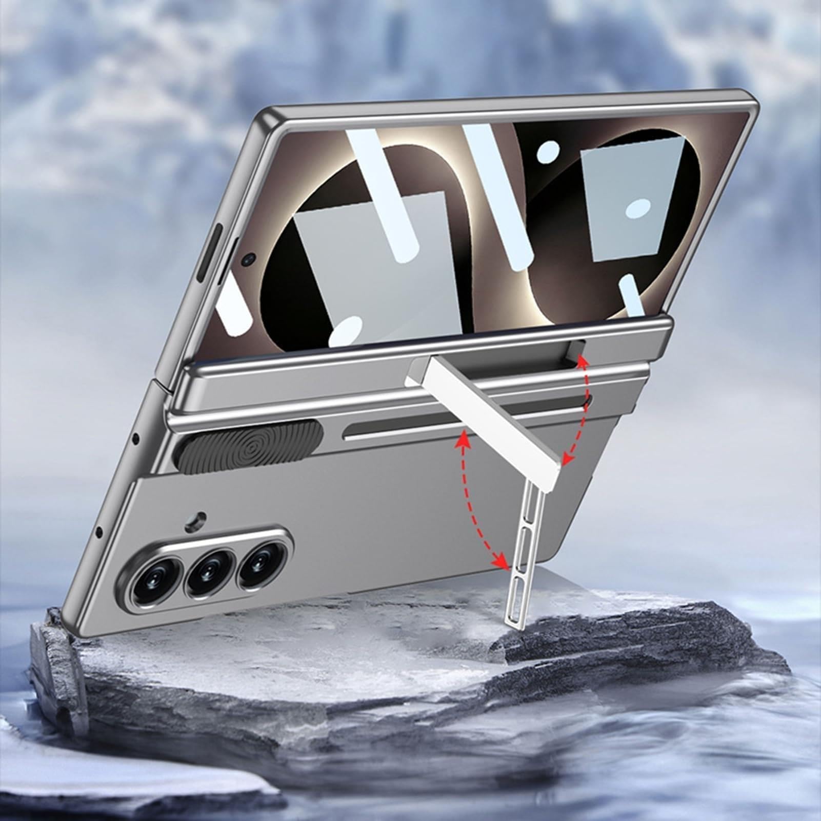 Custodia Per Samsung Galaxy Z Fold 8 Ultra, Ultra Sottile Tasca Case